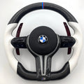 BMW F-Chassis Carbon Fiber Steering Wheel, Fits 3/4/5/6/7 Series & X3-X6