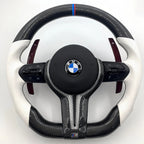 BMW F-Chassis Carbon Fiber Steering Wheel, Fits 3/4/5/6/7 Series & X3-X6